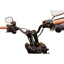 RISER & CLAMP FASTBACK 8" BLACK