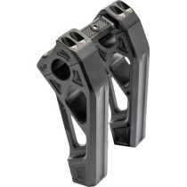 RISER & CLAMP FASTBACK 6" BLACK
