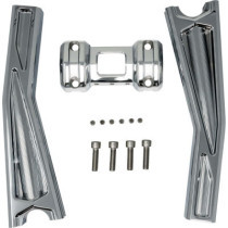 Ascent Pro Risers - Pullback - 10" - Chrome