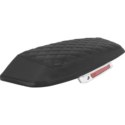 COVER SADDLEBAG LS BAGGER BLK STITCH