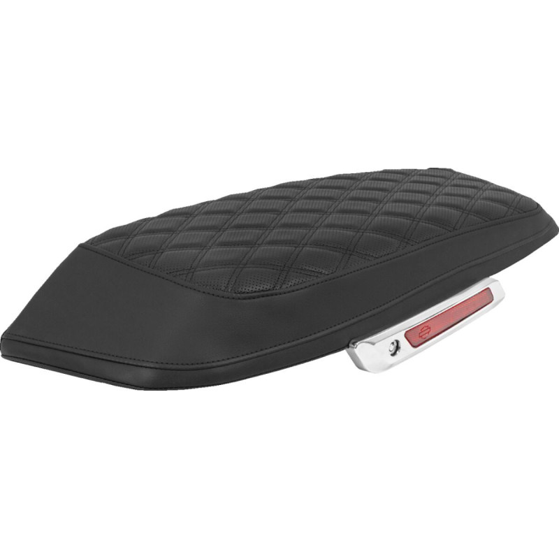 COVER SADDLEBAG LS BAGGER BLK STITCH