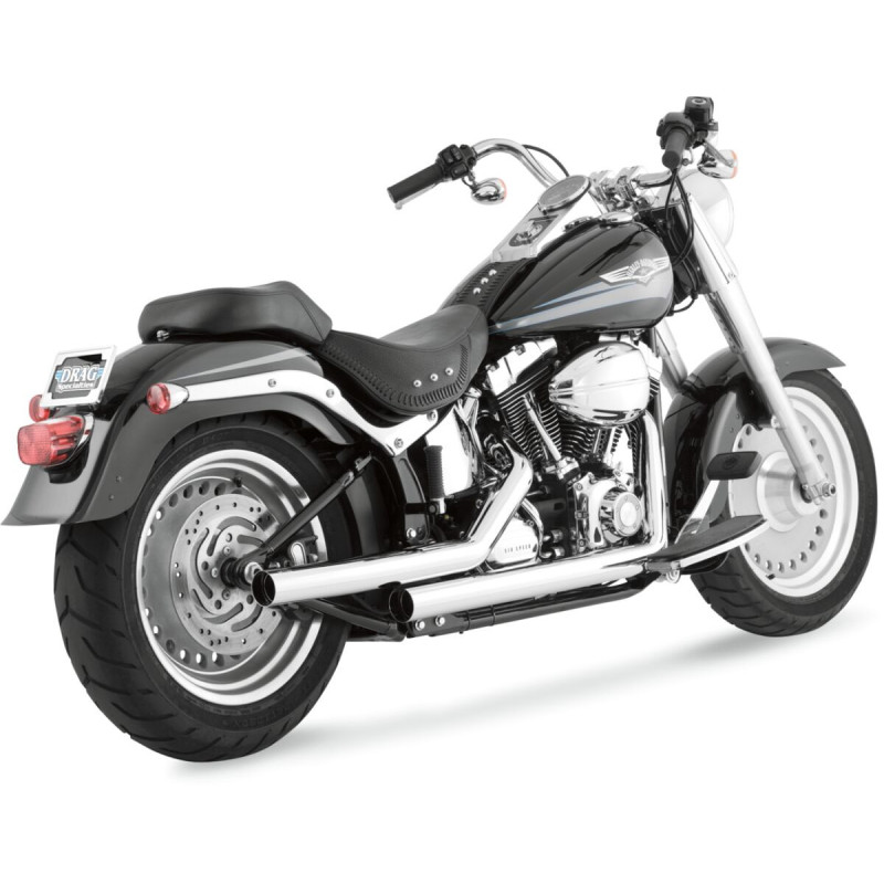 STRAIGHTSHOTS EXHAUST - CHROME - SOFTAIL