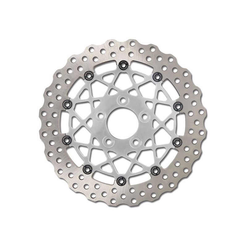 PM, Speedstar 320mm brake rotor. Front. Chrome