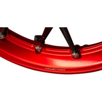 SPOKEN RIM - 21X3.50 - RED/BLACK - NESS HUB KIT REQUIRED