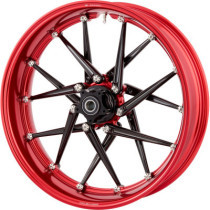 SPOKEN RIM - 21X5.50 - RED/BLACK - NESS HUB KIT REQUIRED