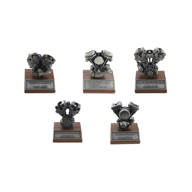 V-Twin Mfg, cast pewter motor model V-Twin engines