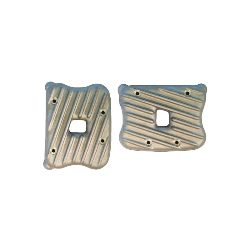 EMD, Sportster Ribster rocker cover set. Raw