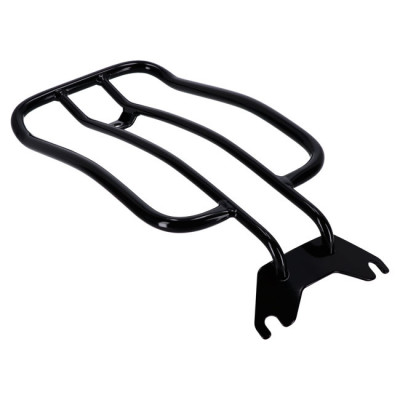 Solo seat luggage rack, 7". Black