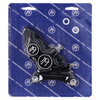 PM, 4-p 137x4B caliper. Bolt-on, 11.5" right front. Black CC