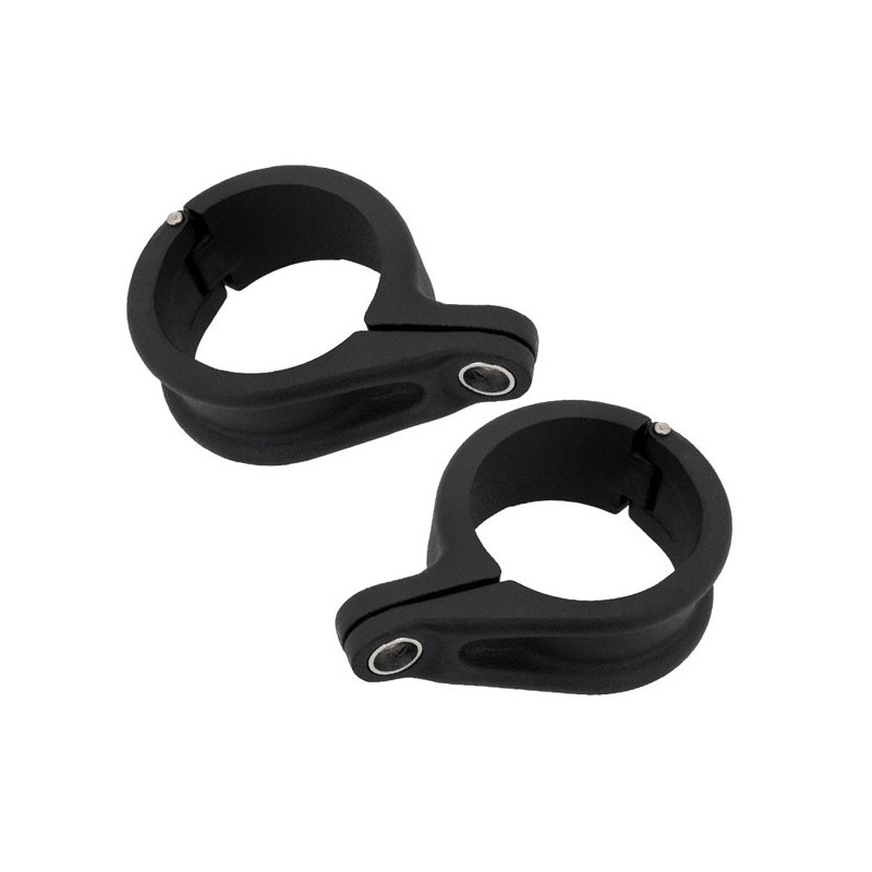Motone, Turn Signal Fork Mount Brackets. Black