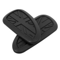 Motone, Petrol tank Knee Pads Set. Black