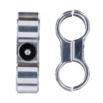 Hose separator set. Polished