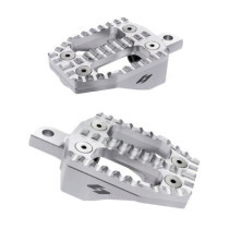 Kraus, EXO foot peg set. Machined alu top / Machined alu bas