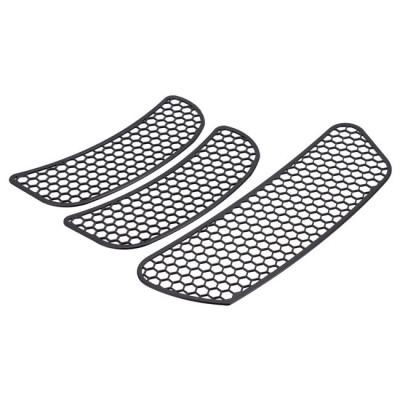MCS, Front Fairing Mesh vent Screen Grills. Black