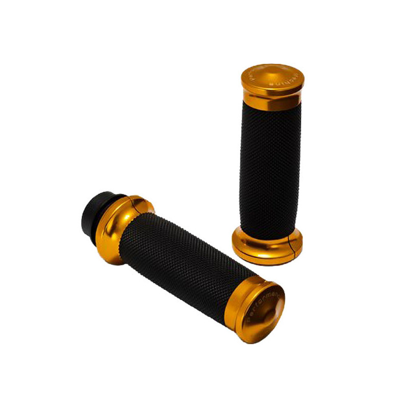 Performance Machine, Contour Renthal wrapped grips. Gold