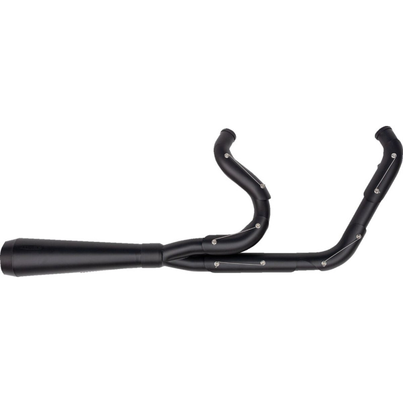 2-into-1 Assault Exhaust System Full Black on Black
