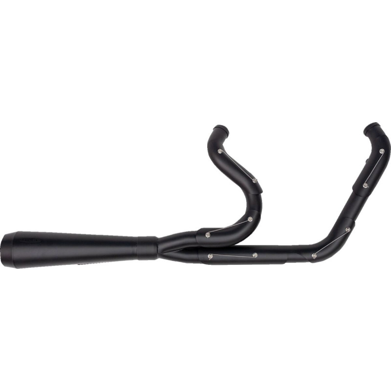 2-into-1 Assault Exhaust System Full Black on Black