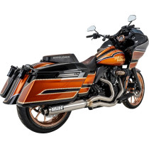 Ligne2 en 1 Vance&Hines Supersport PCX - Harley Davidson Touring M8 de 2017 à 2025 - Inox Brossé