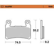BRAKE PAD SINTER ROADPRO