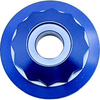 Steering Stem Nut - Blue