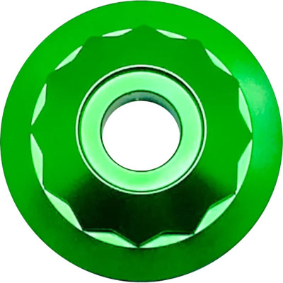 Steering Stem Nut - Green
