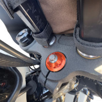 Steering Stem Nut - Orange