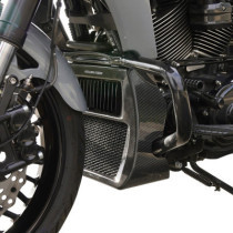 RADIATOR COVER - CARBON FIBER - 24+ FLT