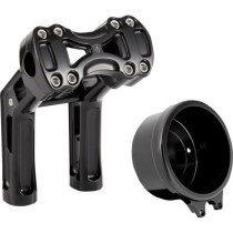 RISER METHOD WAYBACK  7' BLACK W/4" ROUND GAUGE SOFTAIL