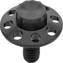 SEAT BOLT KIT TITANIUM - BLACK - 12-PT - 1/4"-20 THREAD