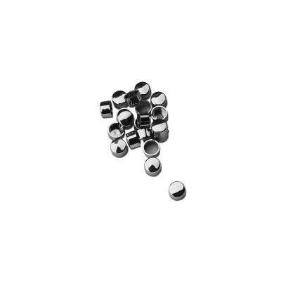  Dome Bolt Cover Set 1/4" Chrome 