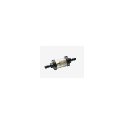 See-Flow Glass Fuel Filter 5/16" Fuel Lines Black